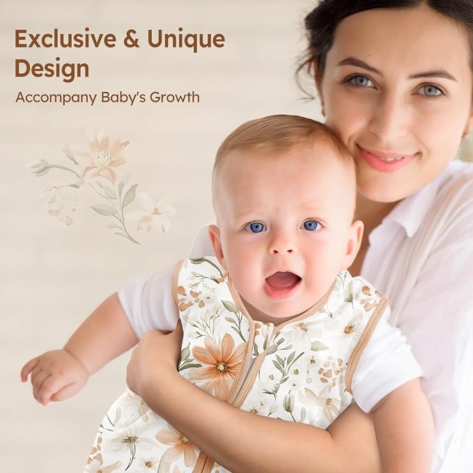 Baby Sleep Sack 12-18 Months 100% Cotton Lightweight 0.5 TOG Wearable Blanket - Image 6
