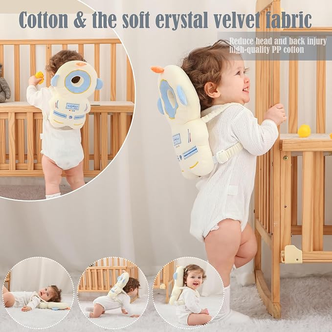 Baby Head Protector Backpack -Soft & Lightweight Pads - Image 3