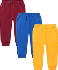 GFQLONG 2/3 Pack Toddler Pants Sweatpants Boys Cotton Joggers, Athletic Pull on by GFQLONG