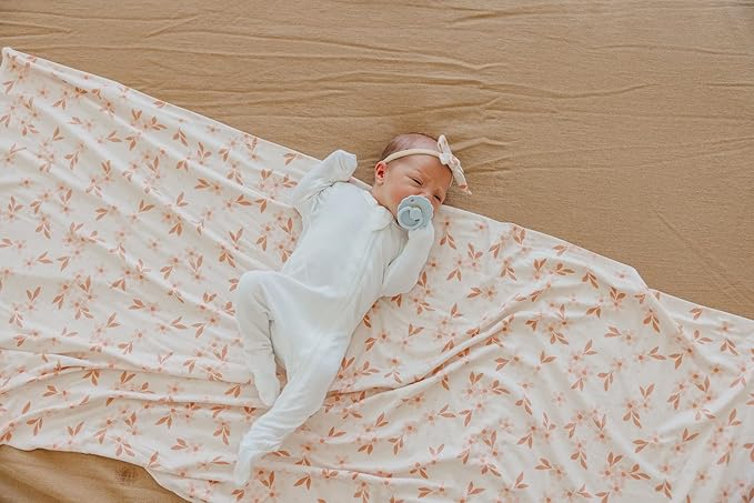 Copper Pearl Baby Swaddle Blanket - Image 5