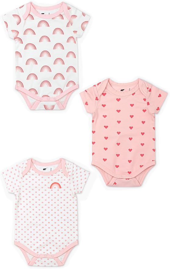 MONICA + ANDY Baby Organic Short Sleeve Jack + Jill Bodysuit by monicaandy