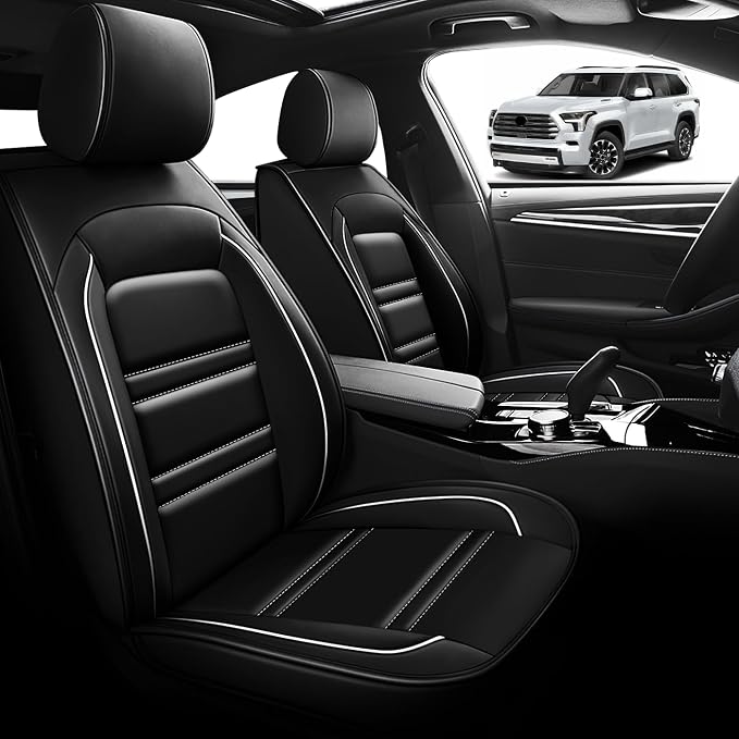 Seat Cover for Toyota Sequoia 2008-2025 | Car Seat Covers Front Seats, - Image 2