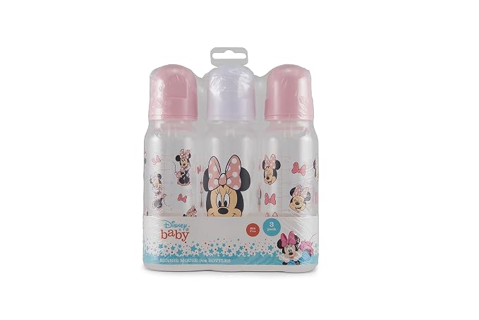 Baby Bottles 9 oz for Boys and Girls| 3 Pack of Disney Minnie Bows and Winks - Image 11