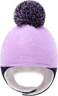 Baby Beanie Hat Pom Full Hood Hat Toddler Winter Hat Fleece Earflap Cap by Otoyzy