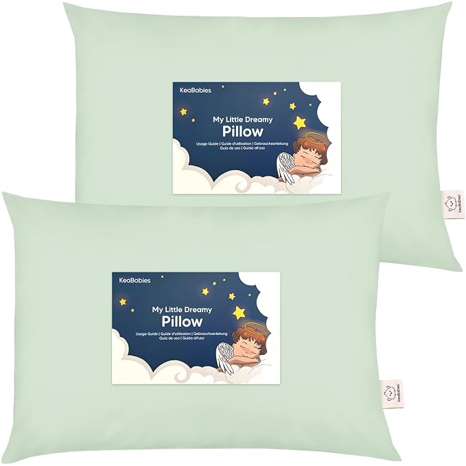 KeaBabies 2-Pack Toddler Pillow 13x18 by KeaBabies