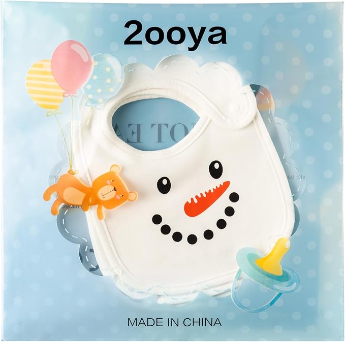 3Pcs Christmas Baby Cotton Bibs - Image 7