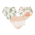 Crane Baby Soft Muslin Baby Bib Set, Adjustable and Absorbent Bandana Style Bibs by CraneBaby