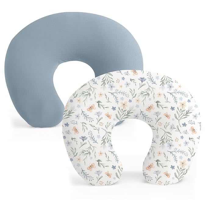 Konssy 2 Pack Nursing Pillow Covers, Stretchy and Soft Nursing Cover by Konssy