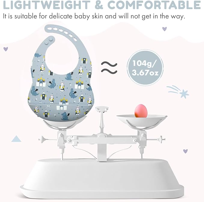 BPA-Free Silicone Baby Bibs - Image 3