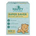 Happy Little Camper Super Saver Diapers, Size 2, Fragrance-Free, Ultra Absorbent by HappyLittleCamper