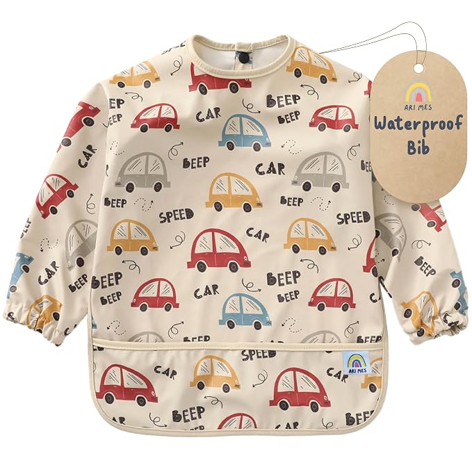 ARI MES Long Sleeves Waterproof Baby Bibs by ARIMES
