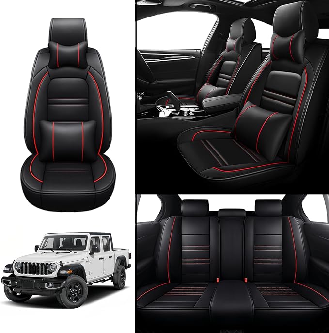 Car Seat Covers for JP Gladiator 2020-2025 | 5-Seats Seat Covers, Waterproof - Image 2
