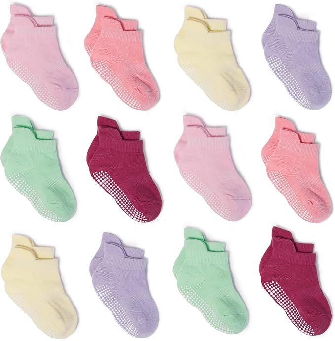 Zaples Baby Non Slip Grip Ankle Socks by ZAPLES