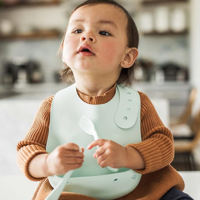Green Sprouts Unisex Baby Silicone Scoop Bib - Image 8