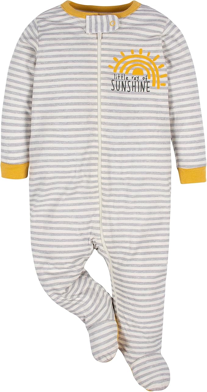 Gerber Baby Boys 4 Pack Sleep 'N Play Footie - Image 2