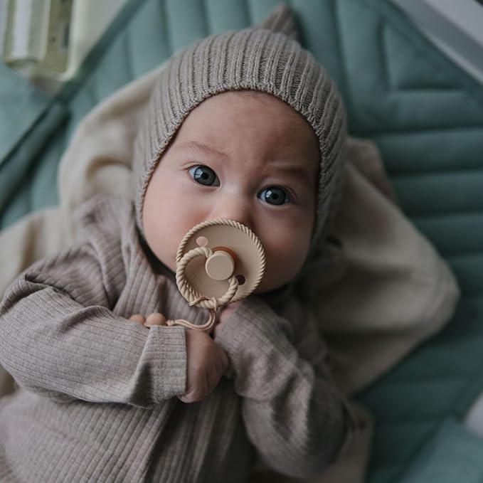 FRIGG Natural Rubber Baby Pacifier 4-Pack Crystal Sparkle | Made in Denmark | - Image 4