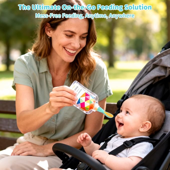 Universal Baby Food Pouch Spoon Attachment - Image 3
