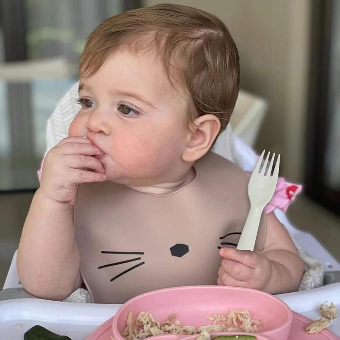 12 Pcs Kids Spoons and Forks Toddler Utensils Plastics Reusable Silverware Baby - Image 6
