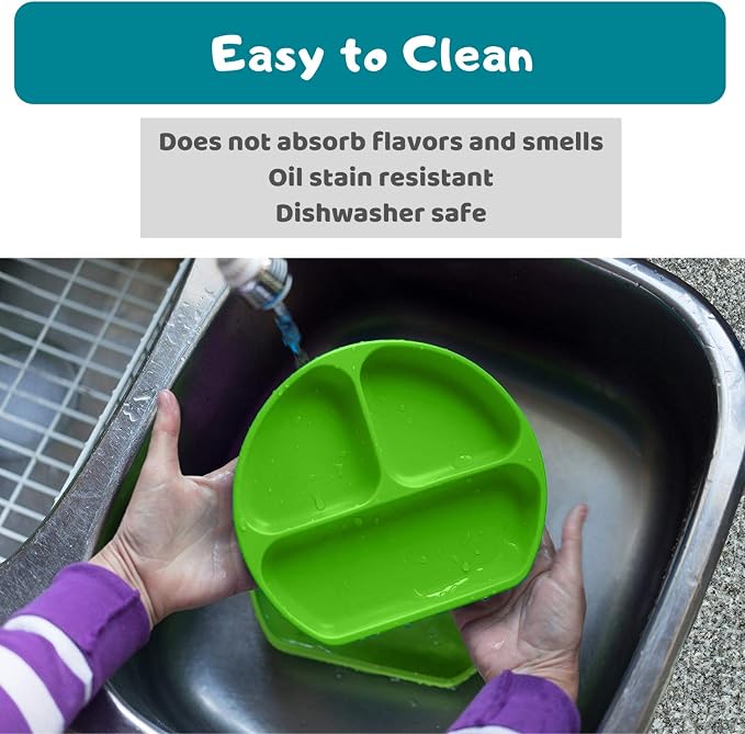 Silikong Suction Plate for Toddlers | BPA Free, 100% Food-Grade Silicone | - Image 6