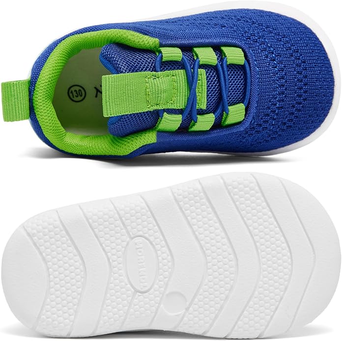 MORENDL Toddler Slip On Sneakers Baby Walking Shoes Non-Slip Breathable Unisex - Image 4