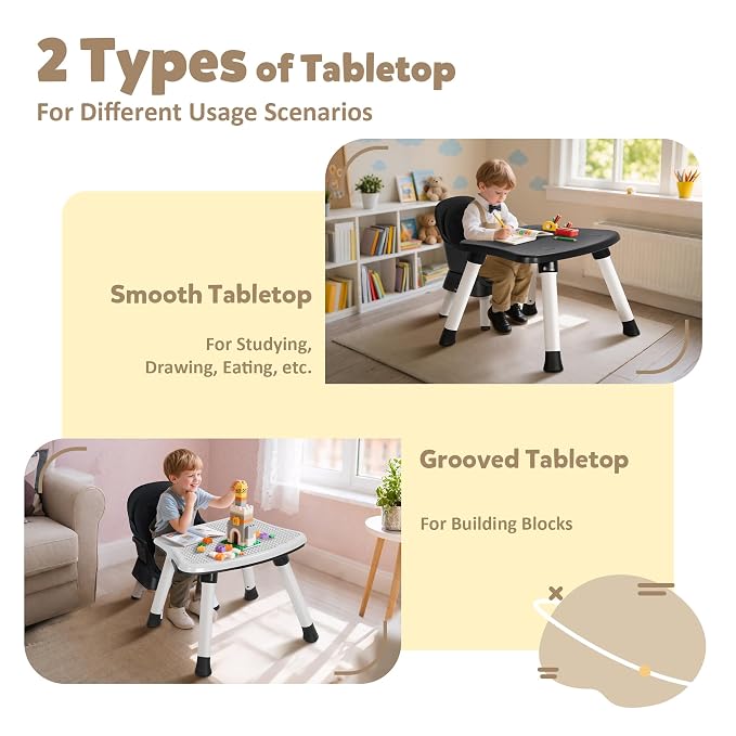 Baby High Chair, 8 in 1 Convertible Highchairs - Image 3