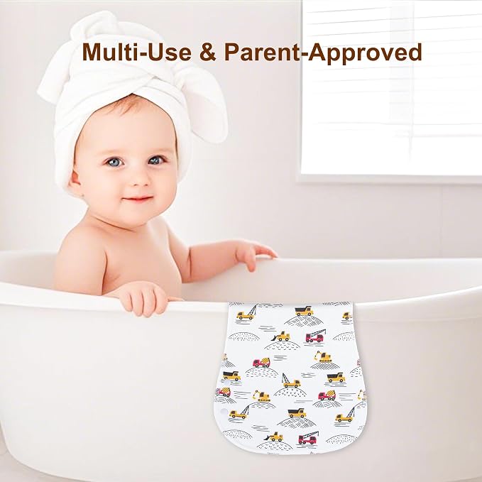 2-in-1 Burp Cloths and Baby Bibs - Image 6