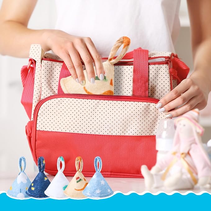 Suhine 10 Pcs Baby Boy Pee Shield Diaper Changing Accessory Reusable Pee Covers - Image 5