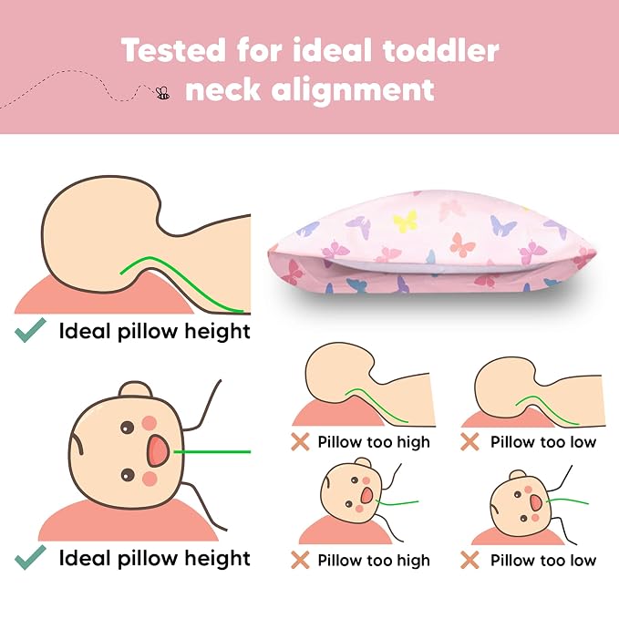 Toddler Pillow with Pillowcase - Image 6
