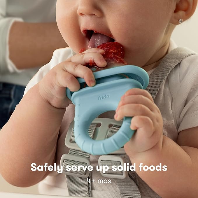Frida Baby Push Pop Feeder, Baby Fruit Food Feeder to Safely Introduce New Foods - Image 2