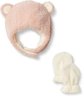 Amazon Essentials x Sofia Grainge Unisex Babies' Hat and Mittens Set by AmazonEssentials