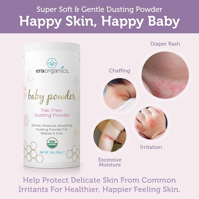 Era Organics Talc-Free Organic Baby Powder - Image 5