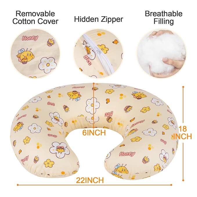 Baby Nursing Pillow for Breastfeeding, Adjustable Breast Feeding Pillow for - Image 6