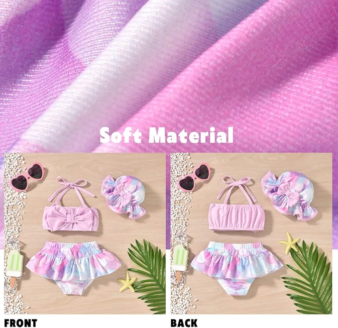Aalizzwell Baby Girl 2-Piece Bikini Swimsuit - Image 3
