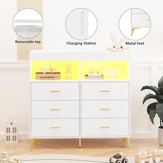 GarveeHome Dresser for Bedroom - Image 6
