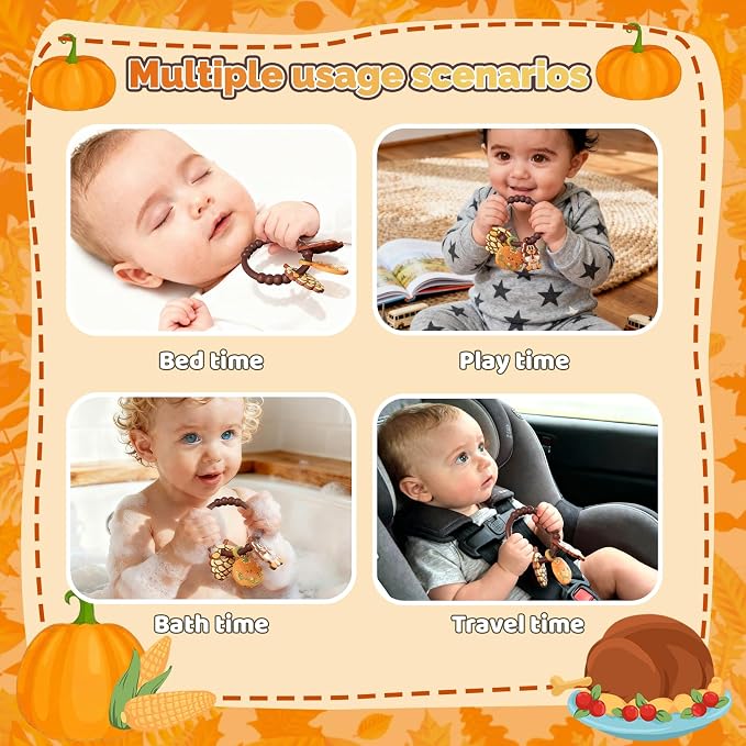 Thanksgiving Baby Teething Ring - Image 5