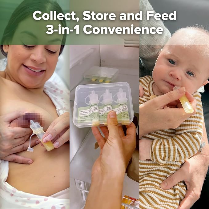 haakaa Gen.1 Manual Breast Pump 100ml/4oz. & 4ml Colostrum Collectors Combo - Image 5
