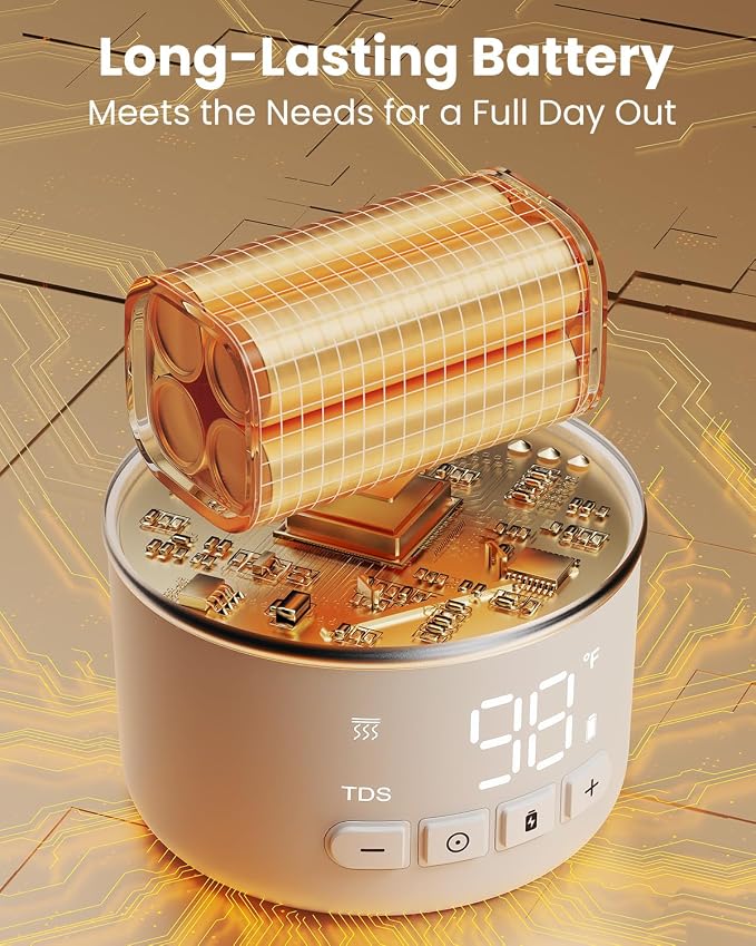 Portable Bottle Warmer for Travel, 2.5 Min Fast Heating for Breast Milk and - Image 5