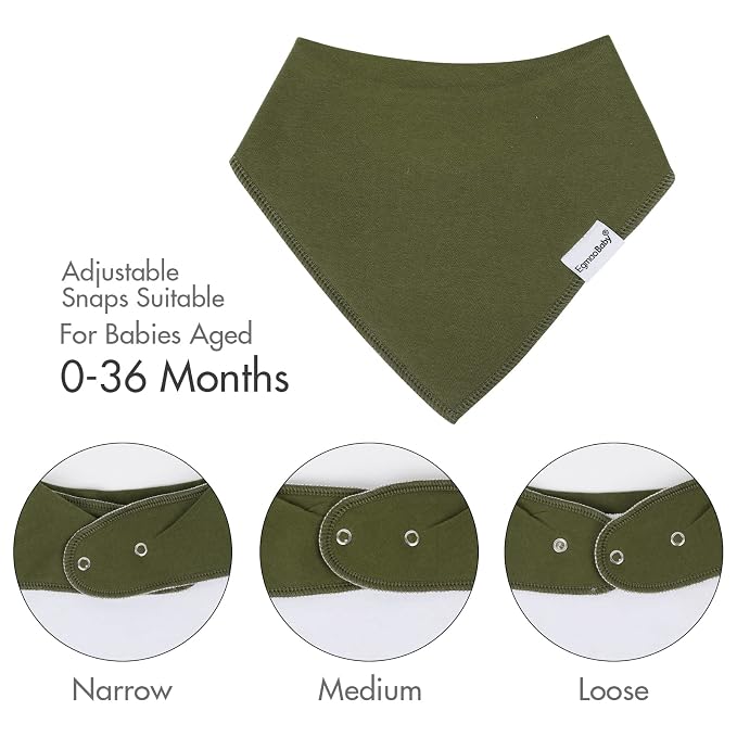 Baby Bandana Drool Bibs for Boys Girls, Super Absorbent Triangle Baby Bibs for - Image 4