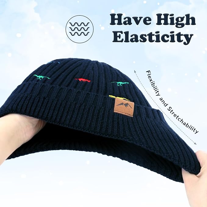 POXIMI Baby Boy Winter Hat Toddler Warm Beanie Girl Knit Hats - Image 2