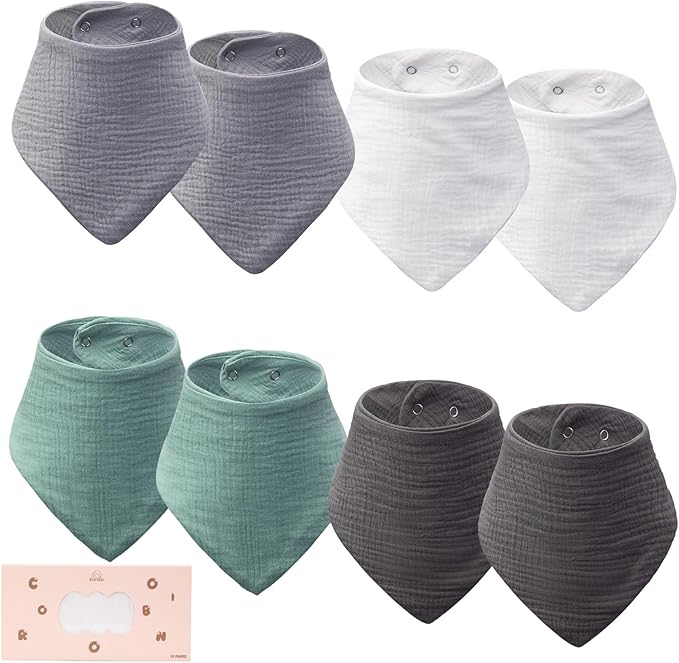 Baby Bibs 8-Pack by Unknown