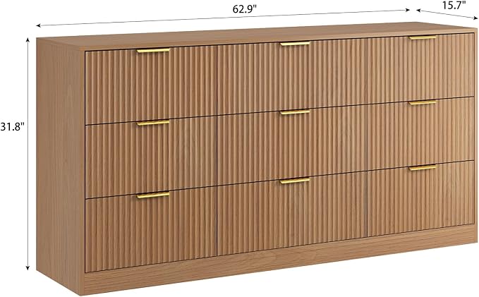 9 Drawer Dresser for Bedroom - Image 2