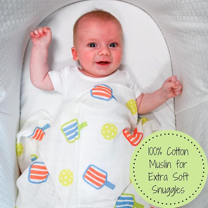 LollyBanks Swaddle Blanket, 100% Cotton Baby Blanket, Soft Muslin Swaddle - Image 2