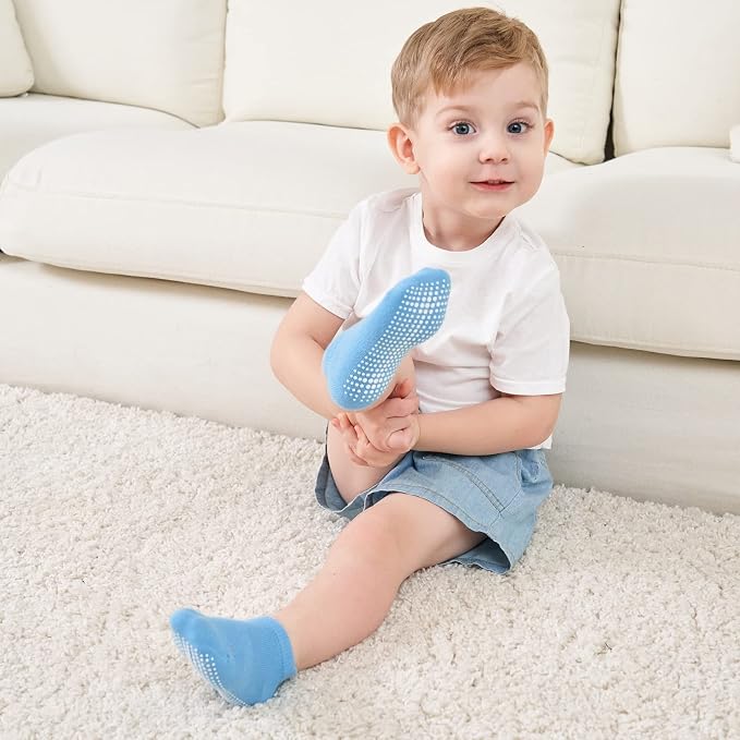 Zaples Baby Non Slip Grip Ankle Socks - Image 3