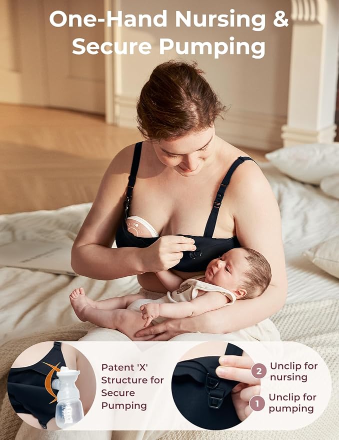 Momcozy 4-in-1 Pumping Bra Hands Free - Image 3