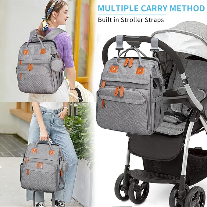 KABAQOO Diaper Bag Backpack - Image 6