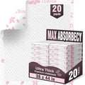 MKISS Heavy Duty Incontinence Underpads, Tear-Resistant Chucks Pads by MKISS