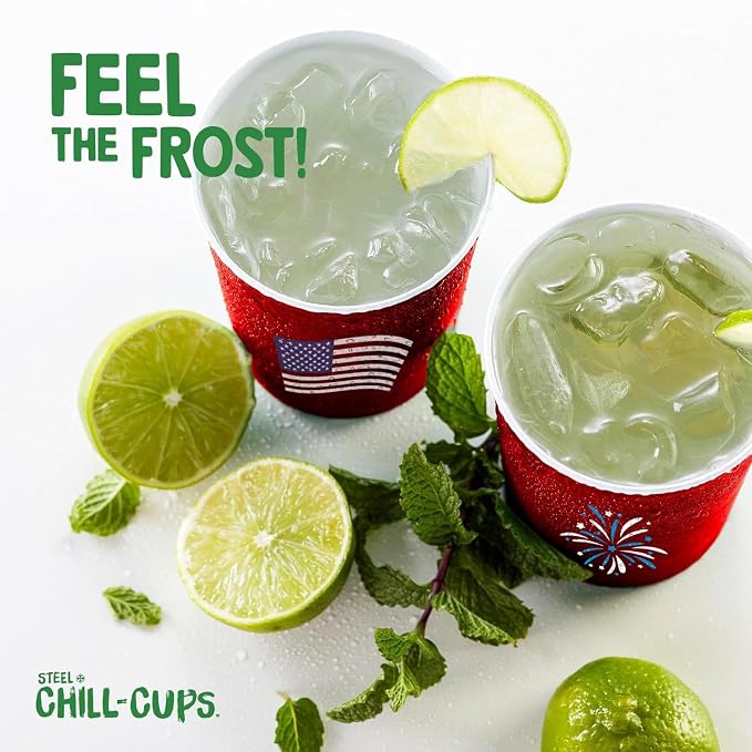 16 oz. Party Cups Flag Design for Cold Drinks, Sturdy and Durable, Disposable - Image 8