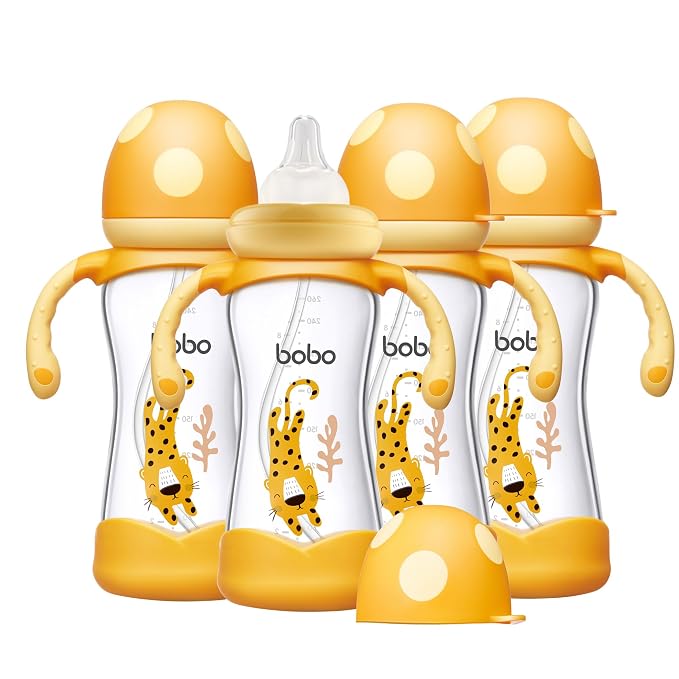YOHKOH Natural Glass Baby Bottle by Home