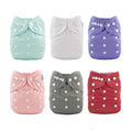 ALVABABY 6 Pack Cloth Diaper by ALVABABY