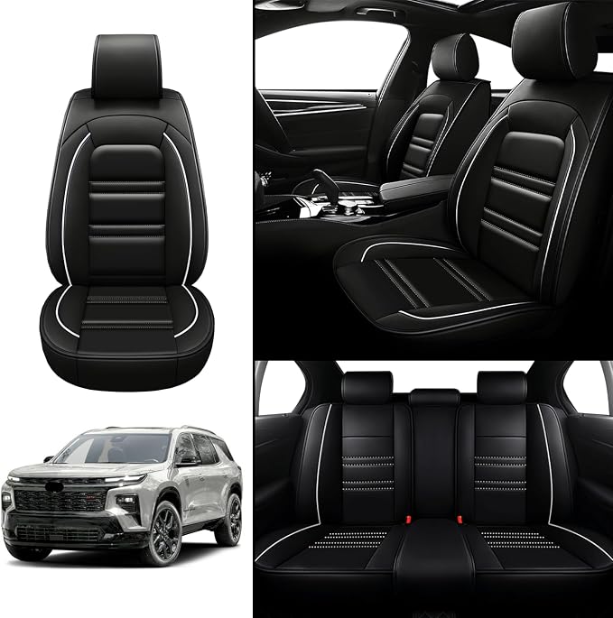 Seat Covers for Chevy Traverse 2009-2025 | 5-Seats Leather Seat Covers - Image 2